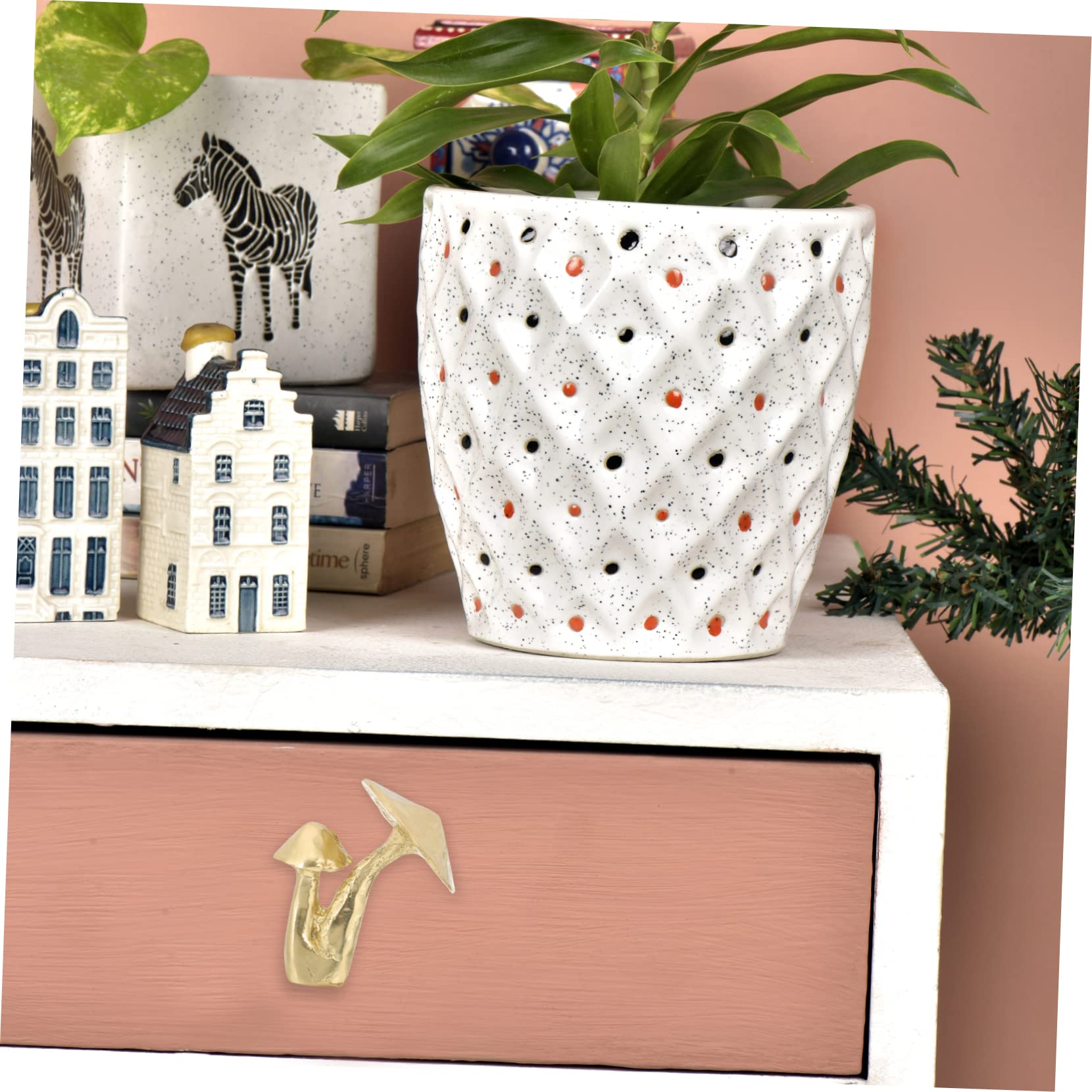 Artibetter 5pezzi Pomello Per Mobili Ottone Forma Di Fungo Maniglia Per Armadi Design Elegante e Resistente Per Rinnovare Tuoi Spazi Domestici