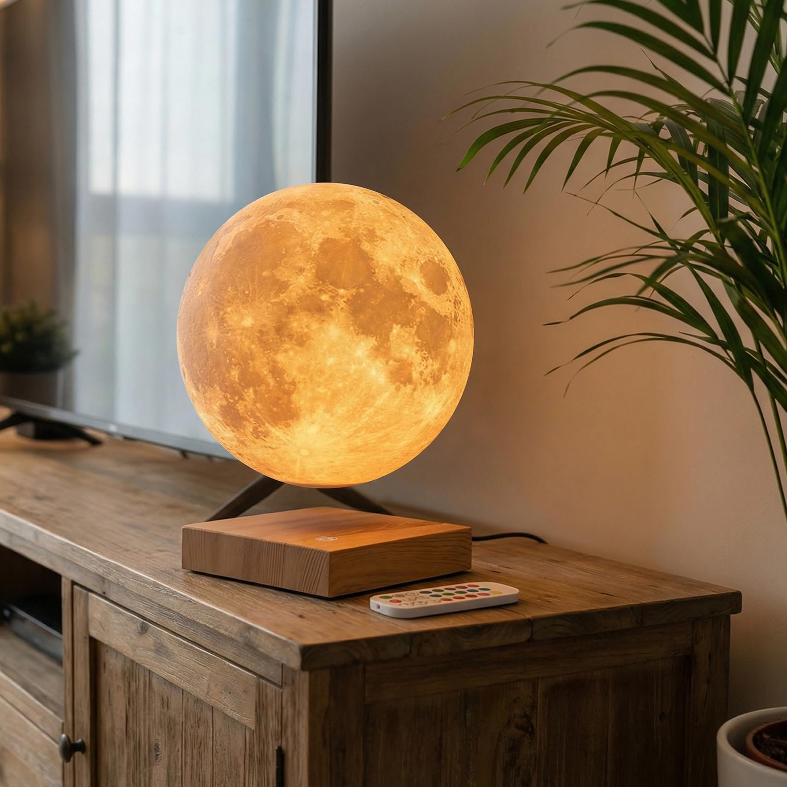 Lampada da luna levitante. Galleggiante e rotante in aria, lampada da notte per ufficio, casa, Decro, regali. Natale (16 colori)