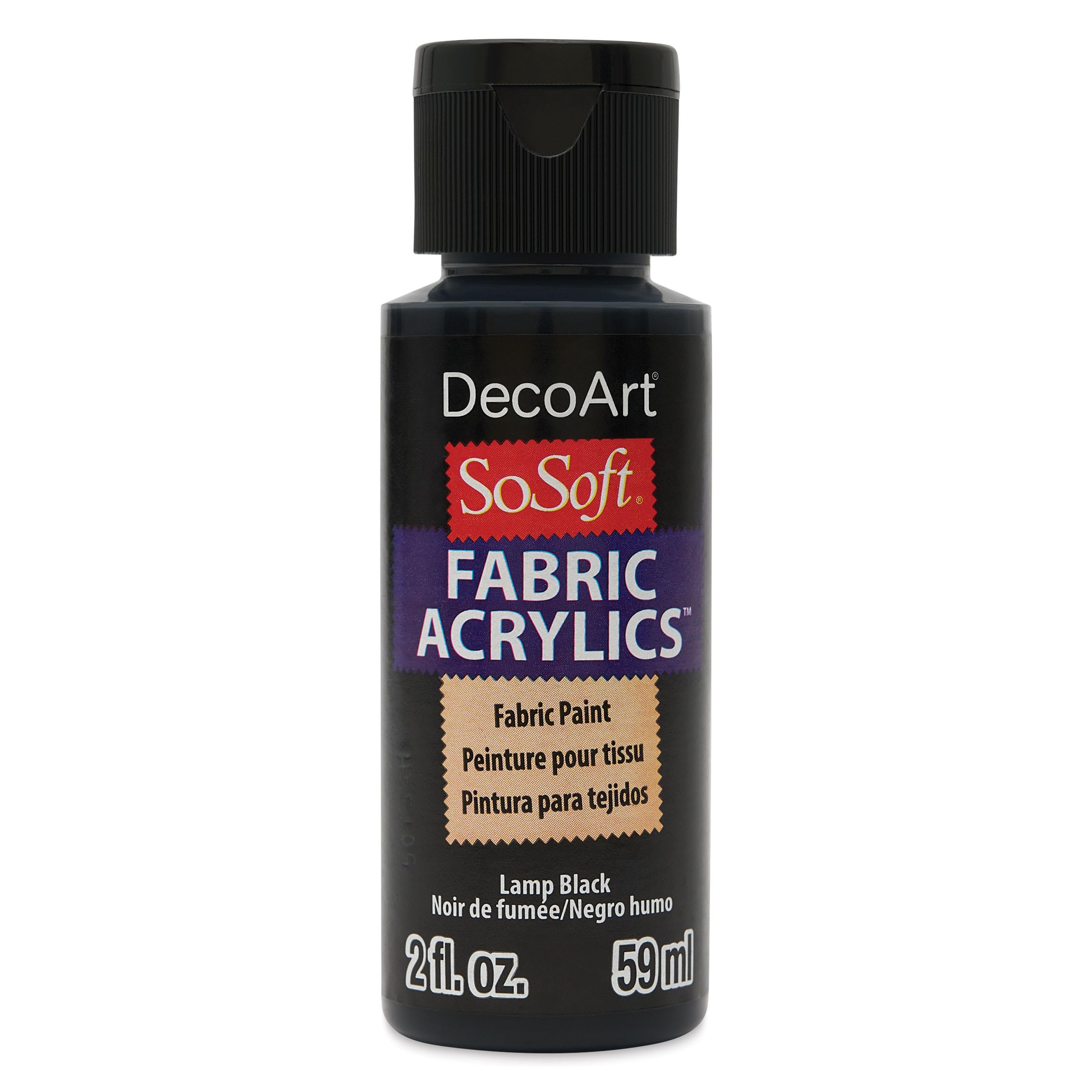 Decoart Lamp Black Deco Art Sosoft Fabric Paint One Size