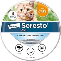 Seresto Flea & Tick Collar for Cats - Vet-Recommended 8-Month Protection, Kills & Repels on Contact