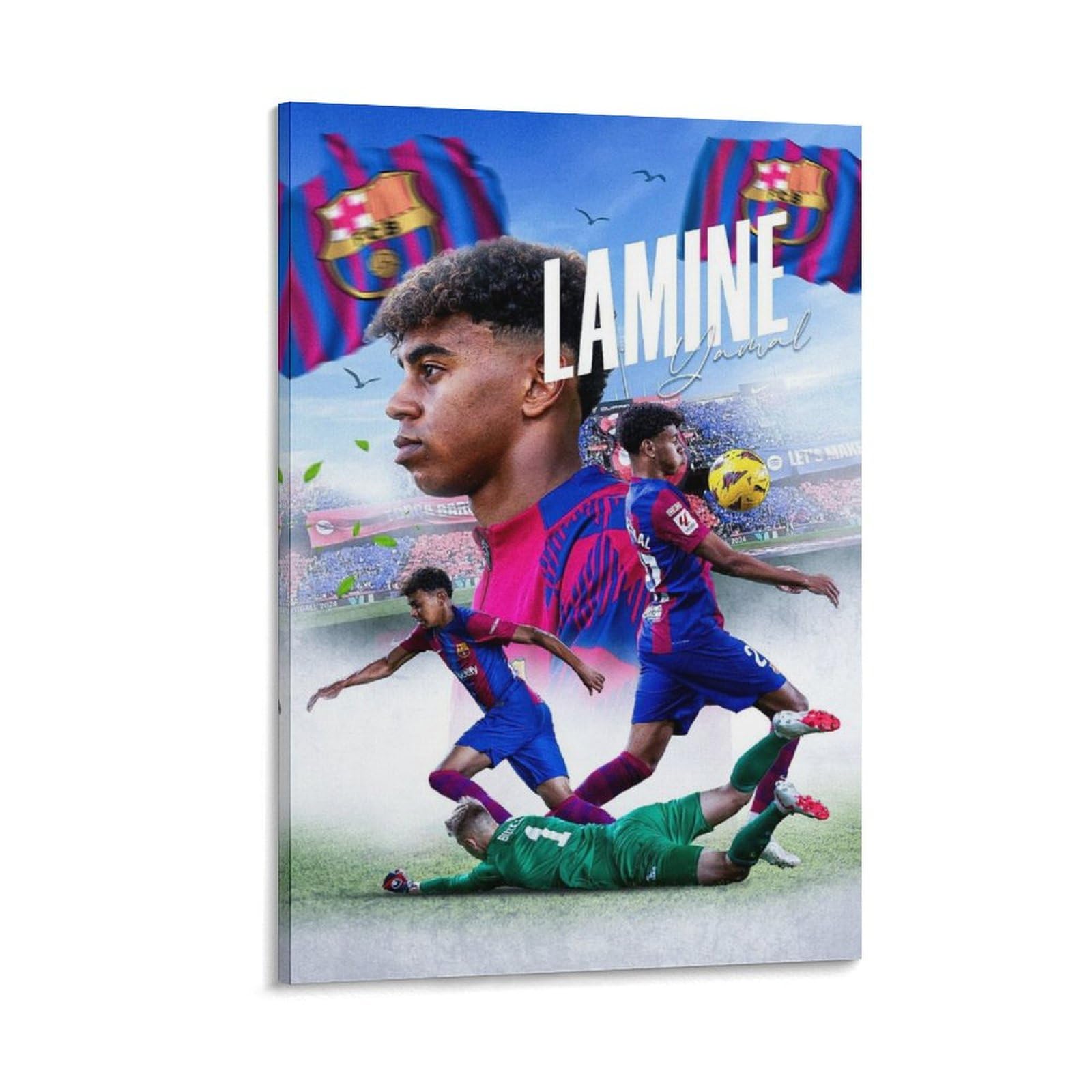 Amazon.co.jp: ラミンヤマルポスタープロサッカー選手 (2) 印刷