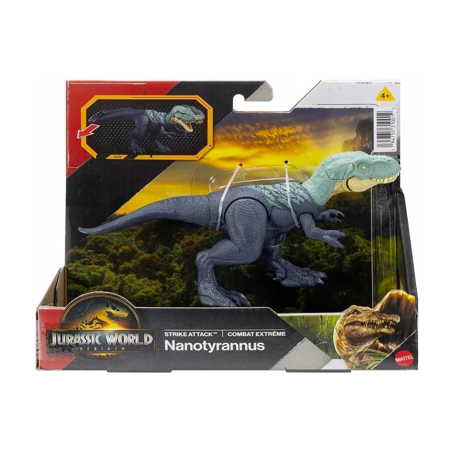 Amazon.co.jp: Jurassic World 再生ストライクアタック ナノティラヌス