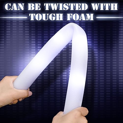 Miniatura 3 de Yinder 120 barras luminosas LED, bastones de luz de 18.9 pulgadas con 3 modos de luz intermitente para luces de escenario de conciertos, bodas,