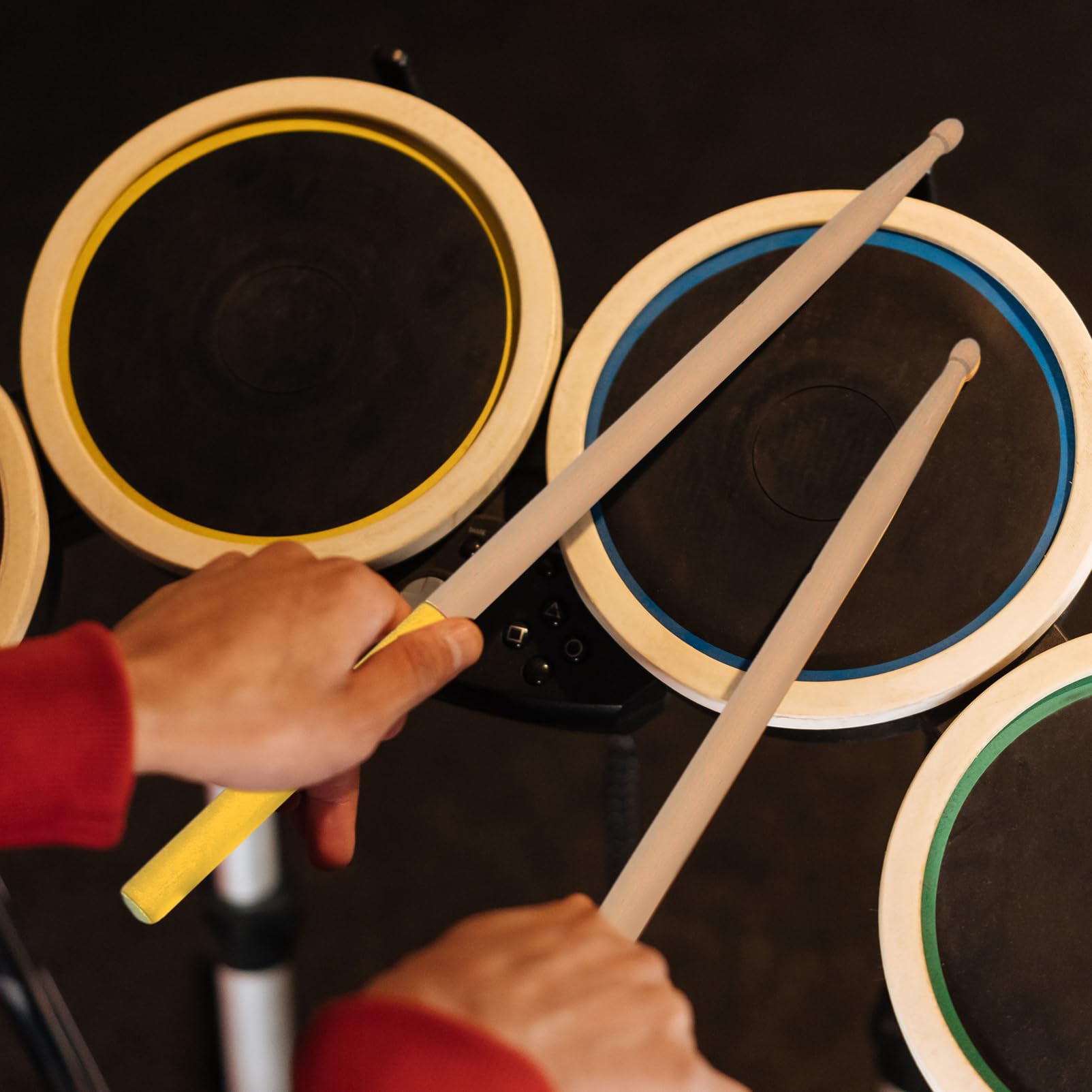 TOYANDONA 6 Paia Bacchette per Batteria in Legno D’acero Antiscivole, Bacchette Leggere per Percussioni, Accessori Strumenti Musicali per Principianti e Musicisti, per Concerti e Pratica