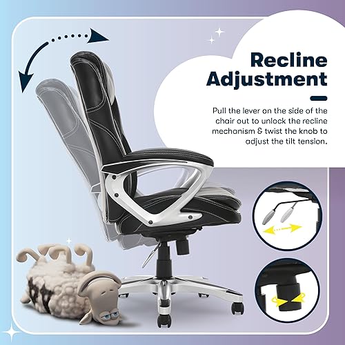 Miniatura 8 de Silla Serta, Negro