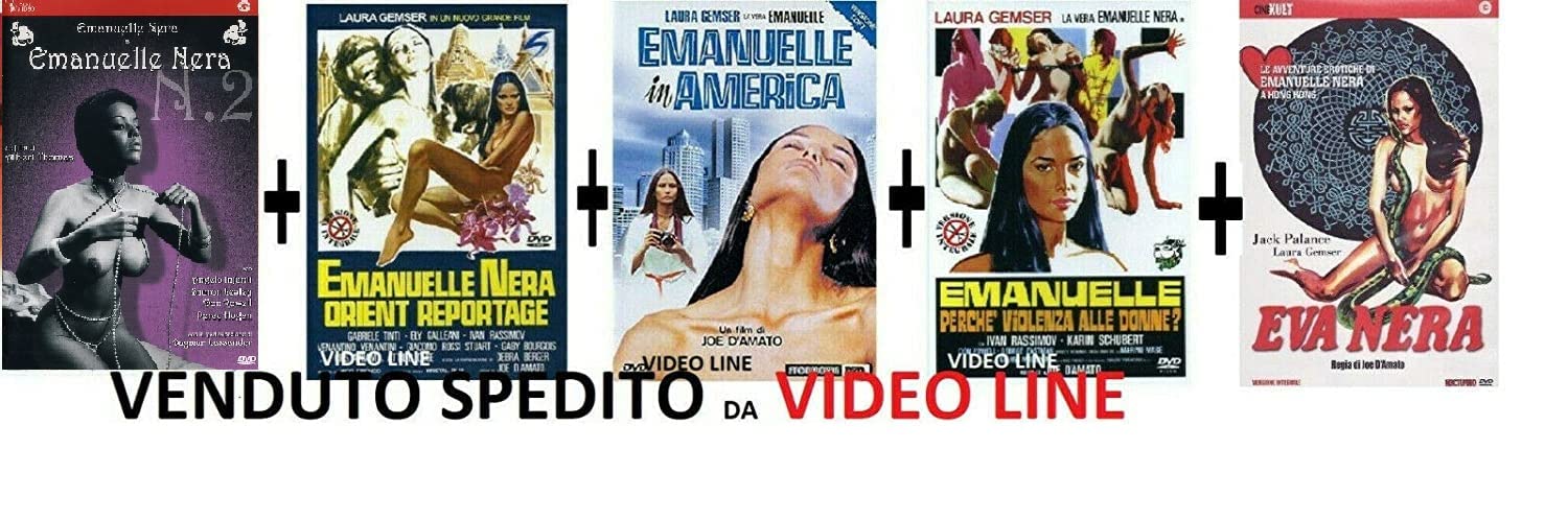 Emanuelle Nera - Le Avventure (Versione Integrale) (5 Dvd) - Edizione Italiana