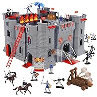 STARLUX Fort Chevaliers Castello Nero con Cavalieri, Colore Grigio