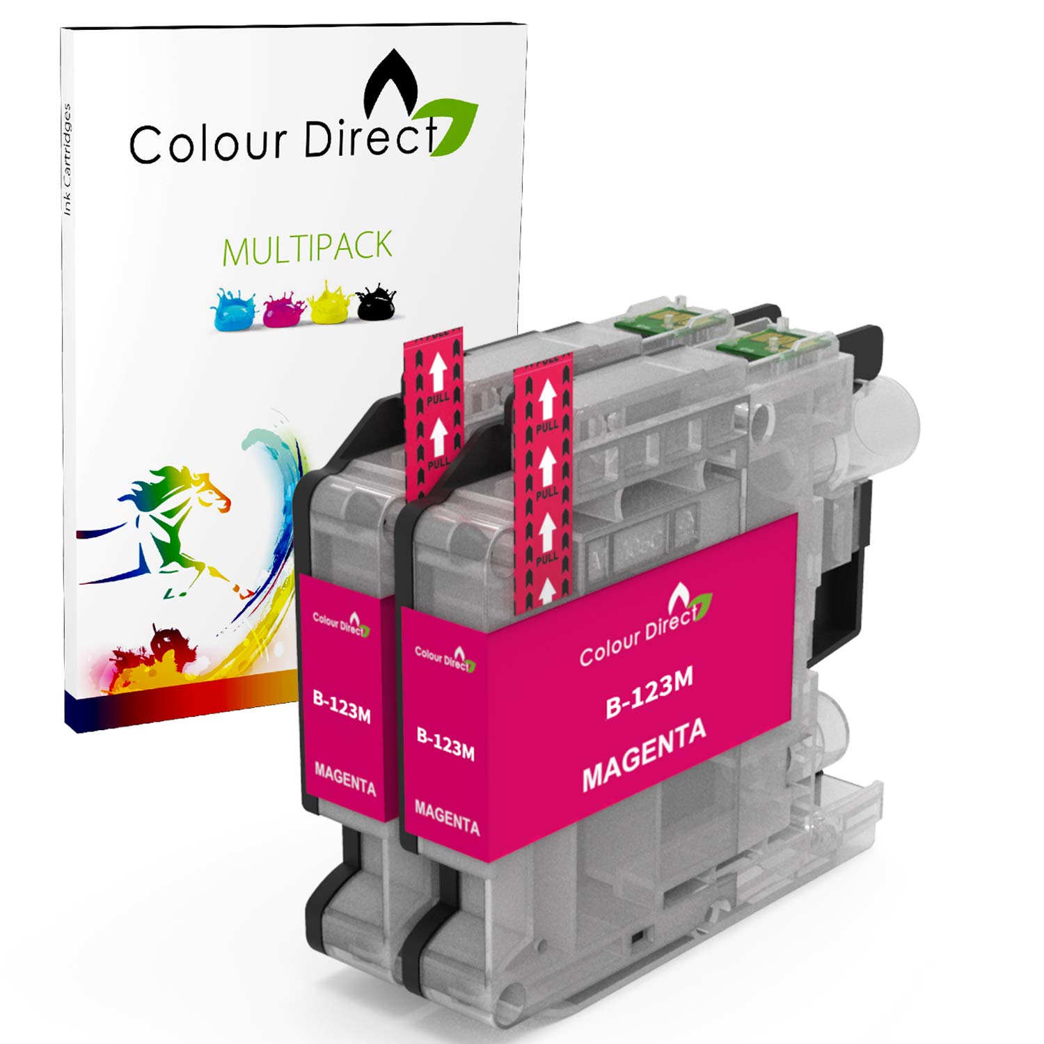 Icehtank 10x LC123XL Para Brother LC 123, LC123 XL, MFC J4510DW, J470DW, J4710DW, J650DW, MFC