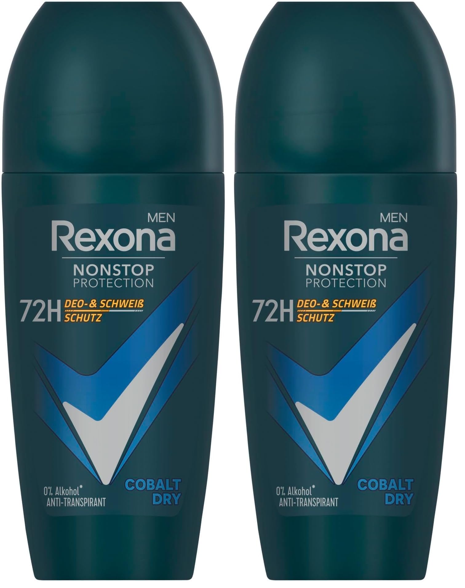 Rexona Men Roll-On dezodorans Cobalt Dry 72h (2 x 50 ml)