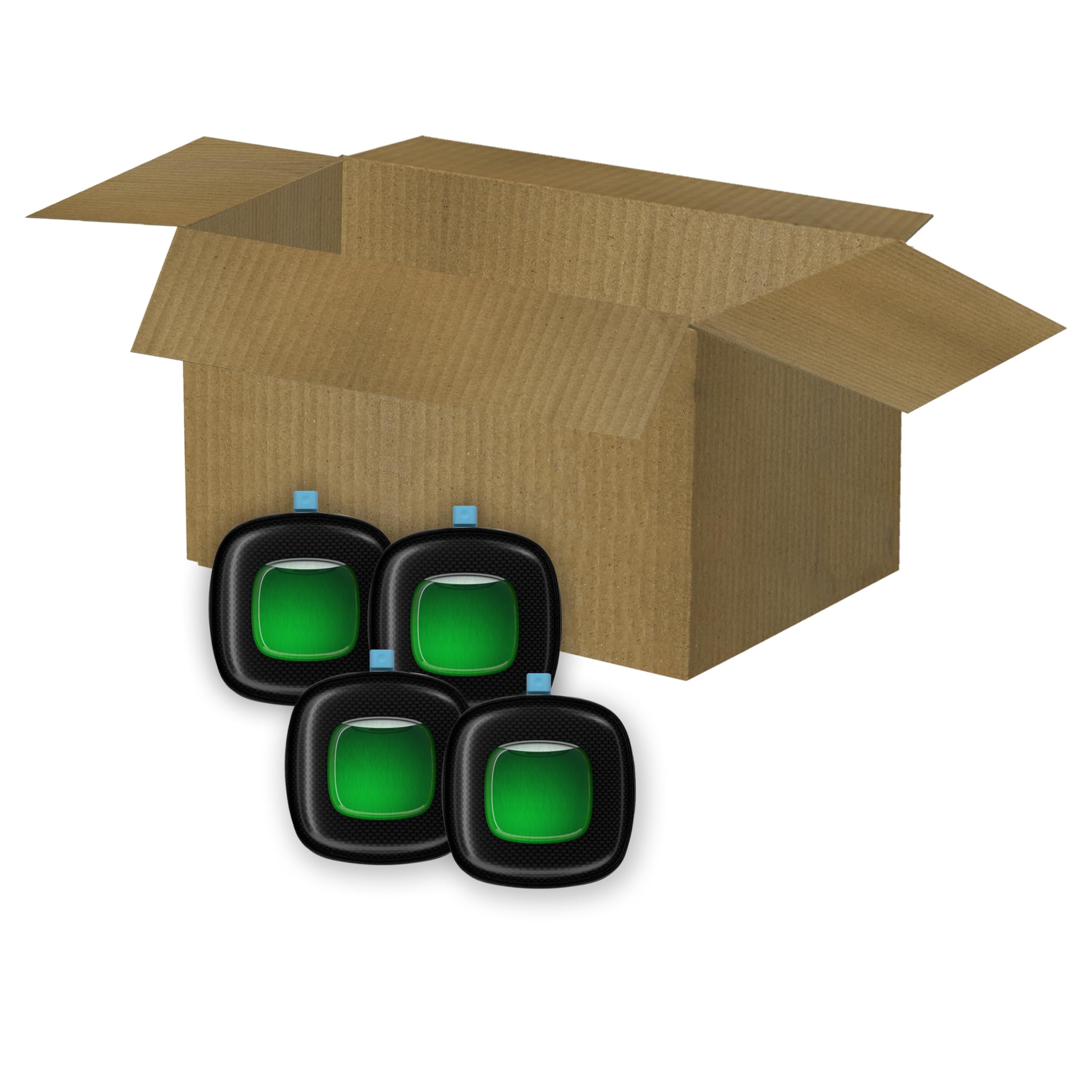 Febreze Car Air Freshener Vent Clip Old Spice Fiji Scent, .07 oz. Car Vent Clip, Pack of 4