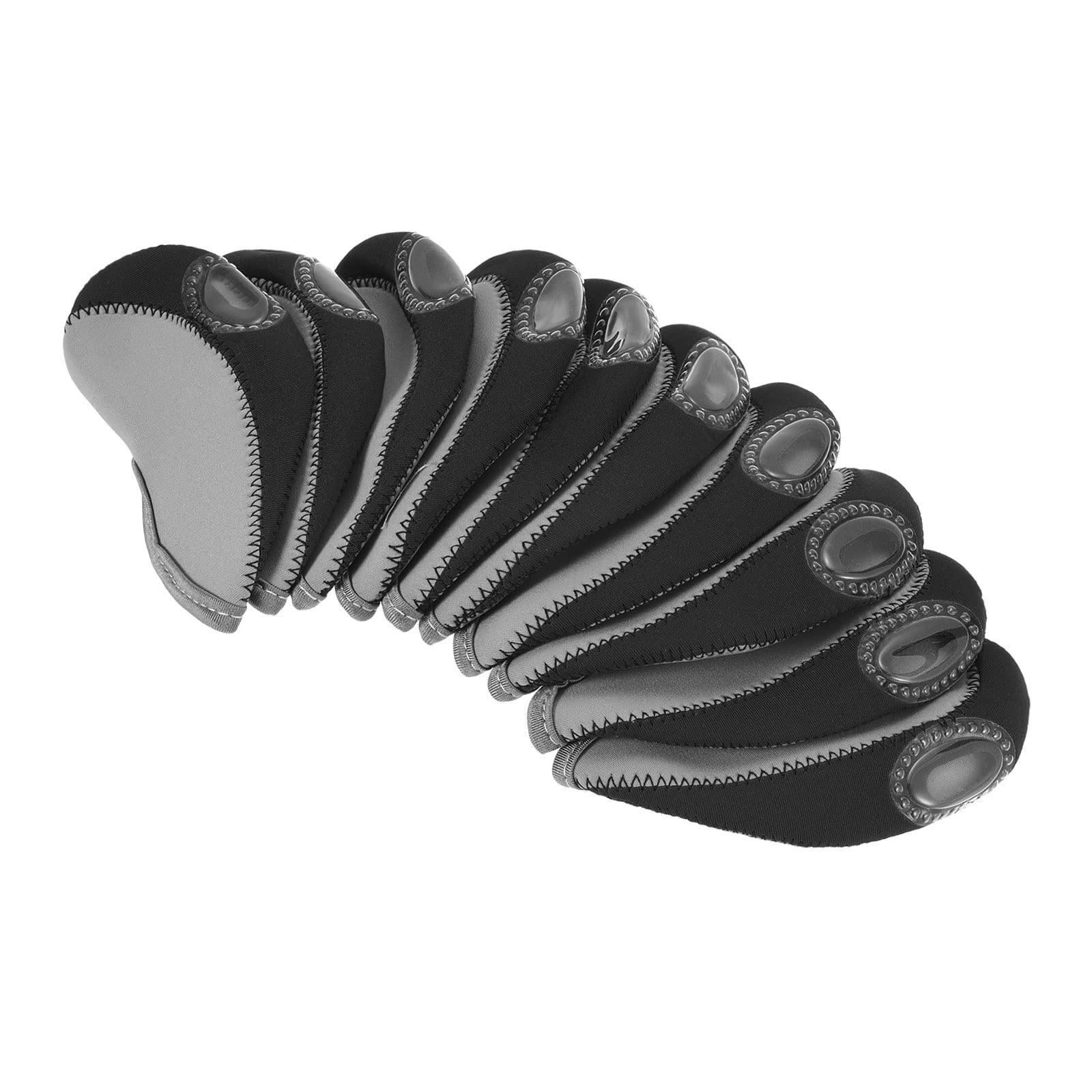 PATIKIL Golf Club Iron Head Covers, Visible Window Waterproof Protection Sleeves for Outdoor Sport