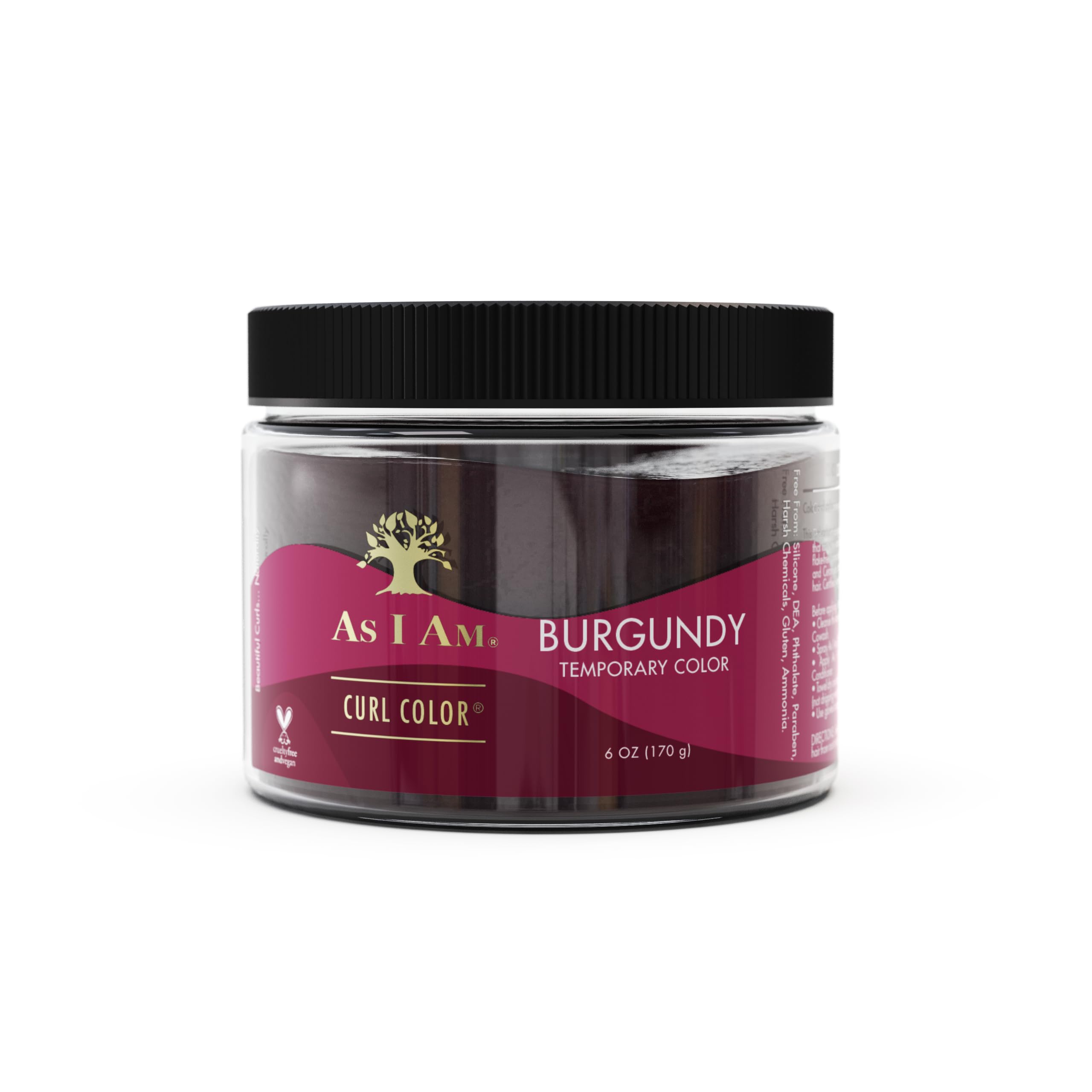 As I Am Curl Color Burgundy- Temporary Colour & Curling Gel 6oz