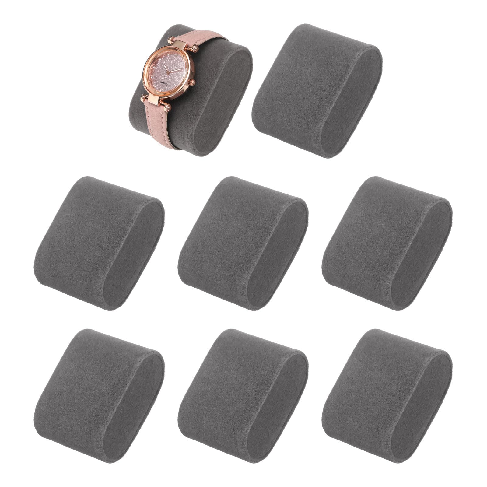 Coussin de montre en velours gris uxcell lot de 8 pour boîte