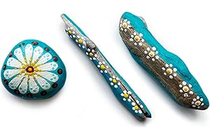Wave Plus: Painted Driftwood and Stone Collection