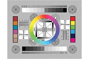 High resolution 8.5x11" CHROME SD Professional Lens Test Chart, 3-Pack for Sharp...