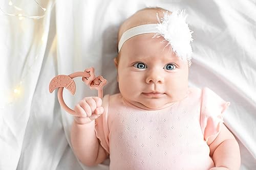 Miniatura 5 de Juguete de dentición de silicona para bebés, mordedor de silicona para bebés de más de 3 meses, sin BPA, para niños y niñas, cumpleaños, regalos de