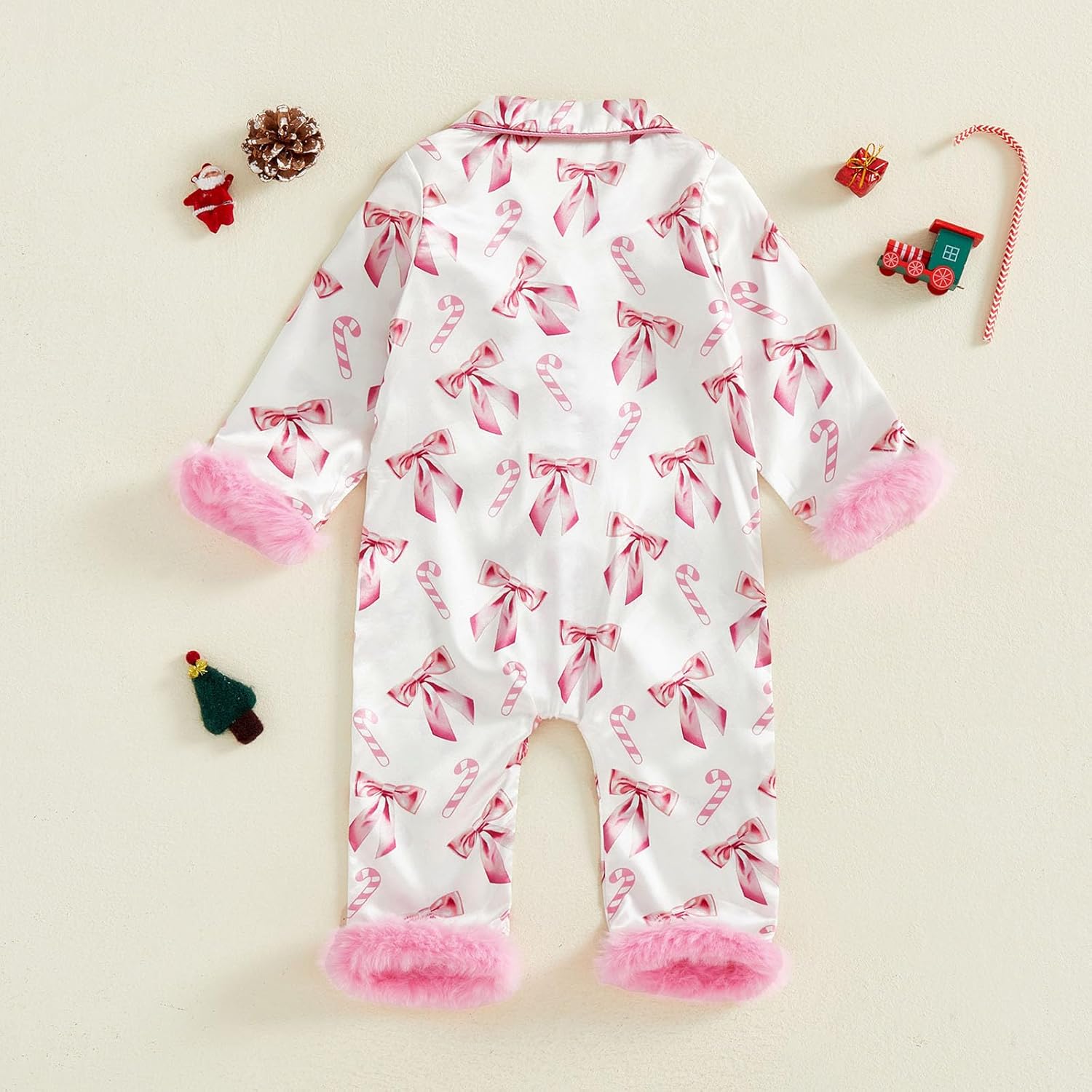Baby Girl Easter Pajamas Newborn Bunny Carrot Cross Feather Trim Nightgown Jumpsuit Romper Cute Silk Pjs Sleepwear - Image 6