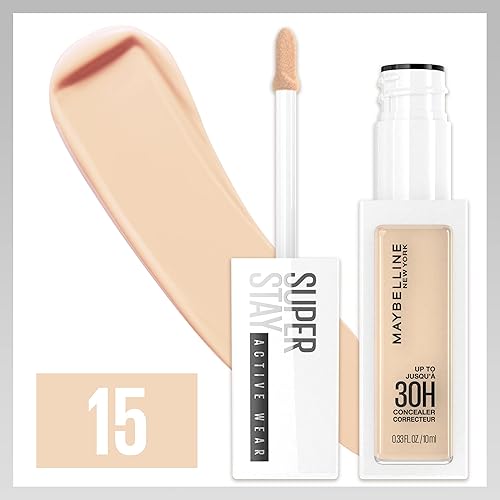 Miniatura 2 de Maybelline Maquillaje corrector líquido Super Stay, corrector de cobertura completa, hasta 30 horas de uso, resistente a la transferencia, acabado