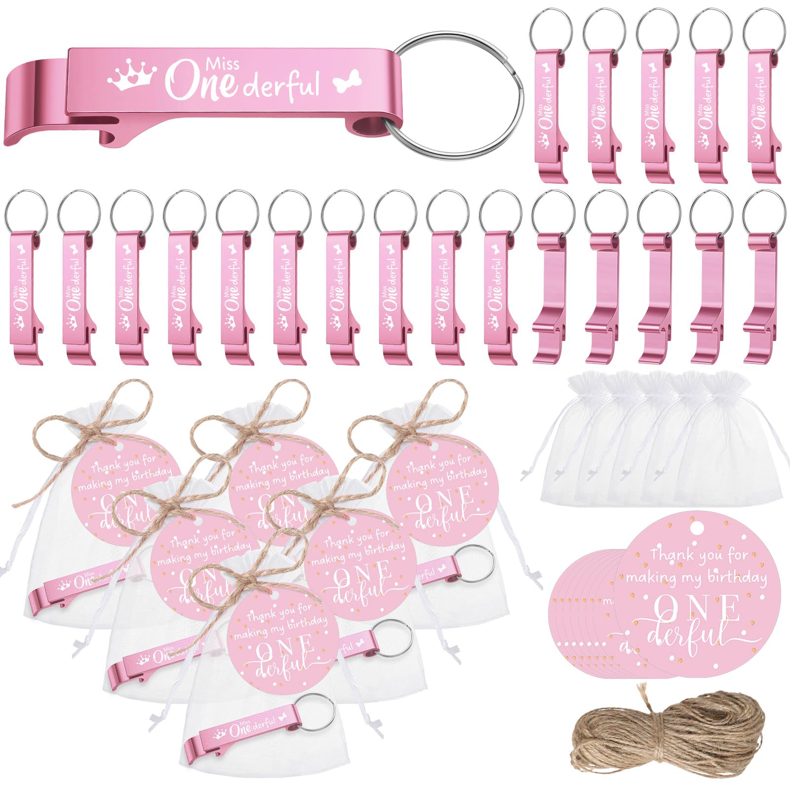 Maxcheck 50 Sets First Birthday Party Favors Includes