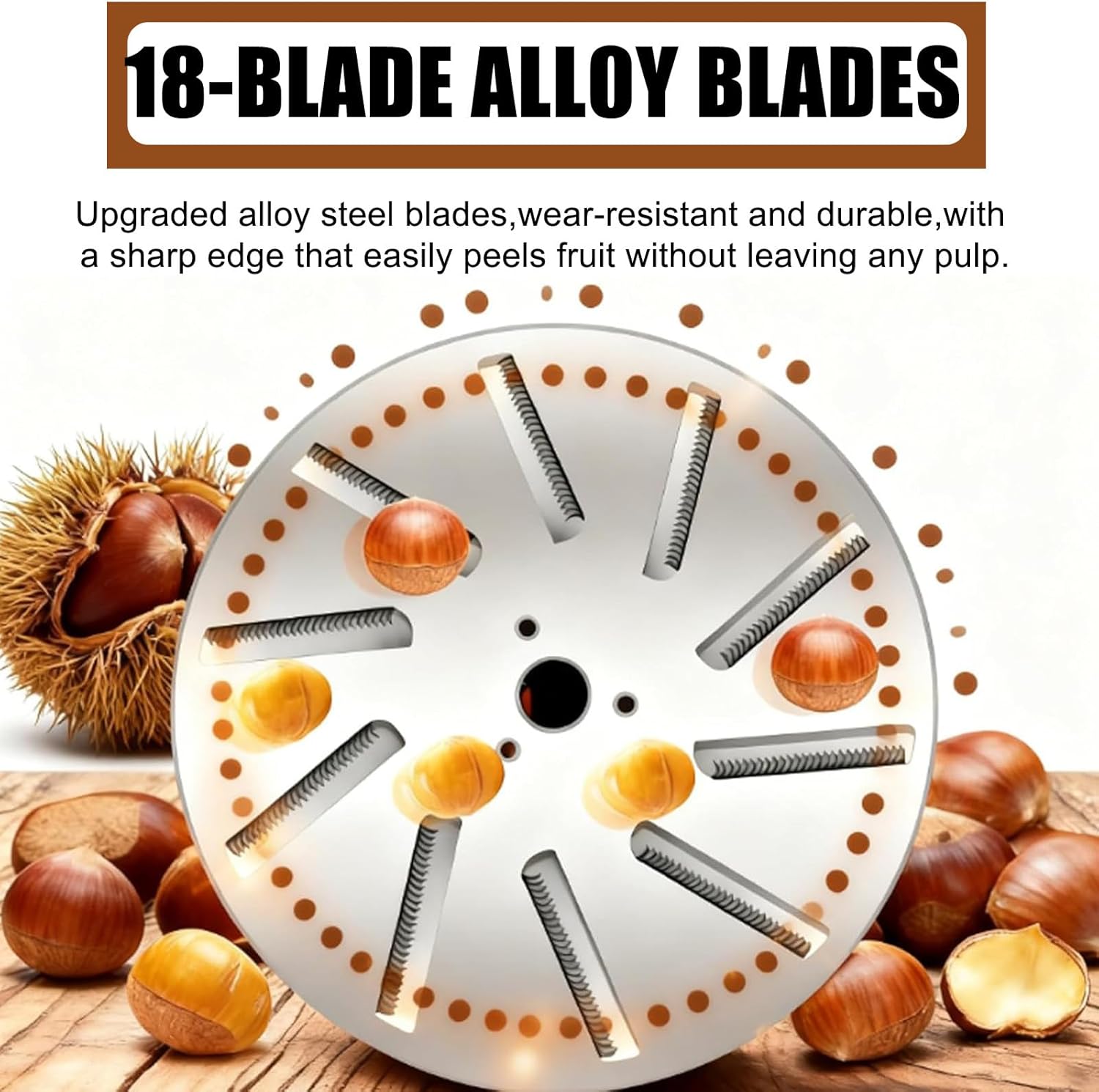 Nut Cracker Electric Chestnut Sheller 12V/220V Stainless Steel Peeler Commercial 550W/350W Automatic Chestnut Peeler,200Kg/h Production Capacity Peeling Machine 220V