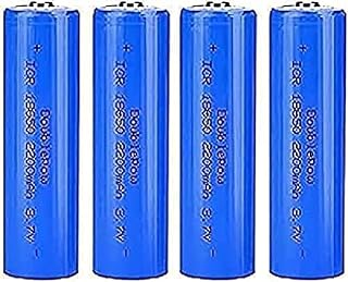 Ba, 2200mAh Ba Full Capacity 3.7v Ba Batteries Ba for Flashlight, Doorbells, Headlamps, RC Cars Etc,4 Pack