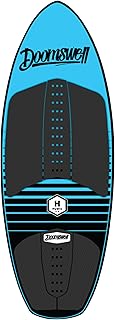Doomswell Hydro 4'8" Wakesurf Board – Lite, High-Performance Hybrid with 3-Fin Option, Compression Molded – Wakeboard for Men & Women, Great for Beginners & Advanced Riders.