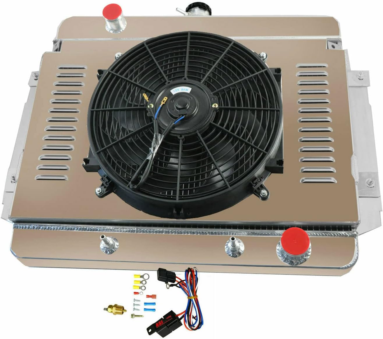 3 Row Radiator Shroud Fan Relay for 1969 1970 Chevy Impala Caprice Bel Air