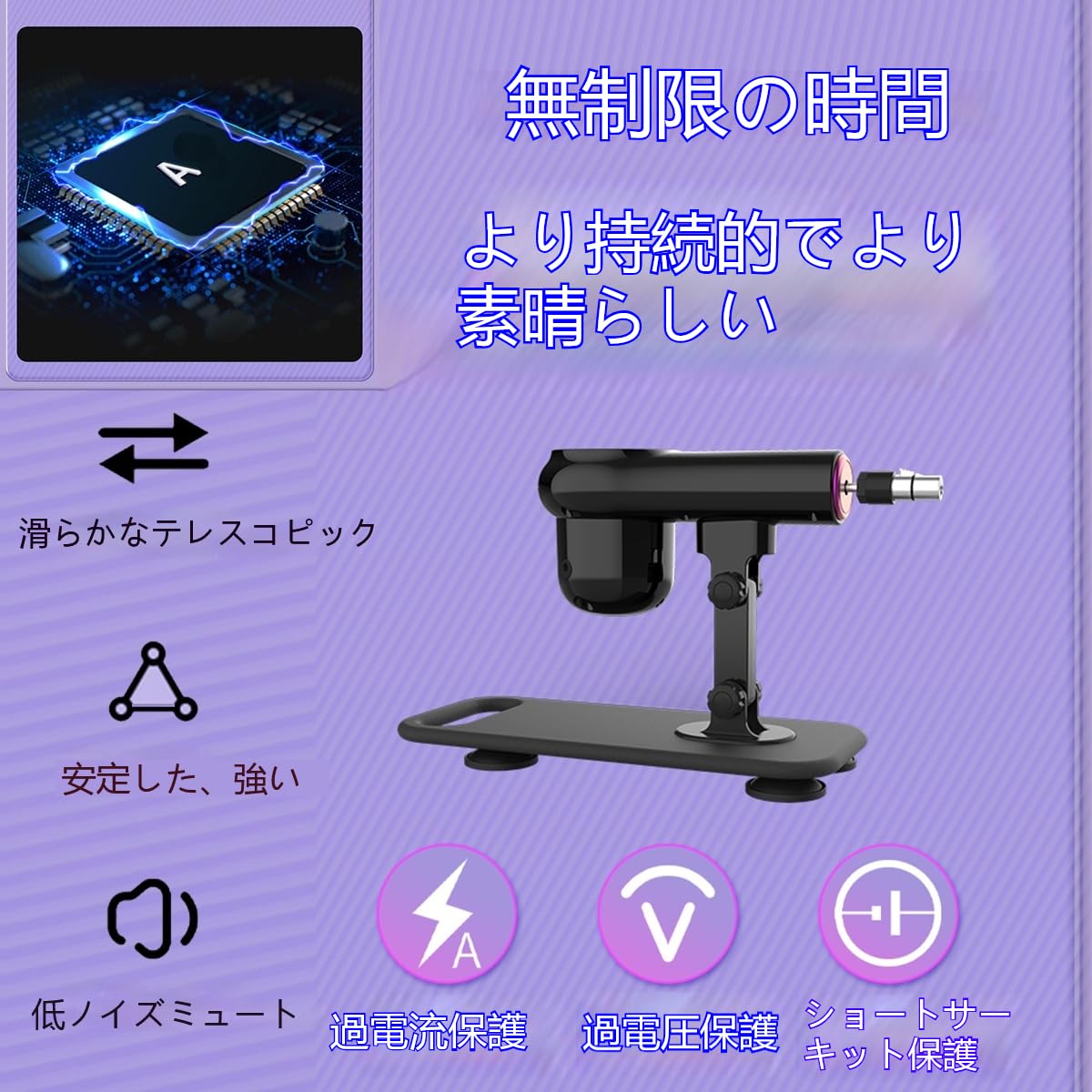 Amazon | ピストンマシン ディルド自動突き上げ、21種類の突き上げ