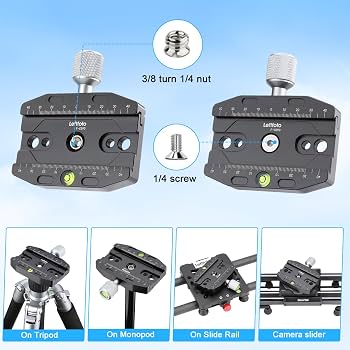 Amazon | Leftfoto Arca Swissクランプ用90mmユニバーサルクイック