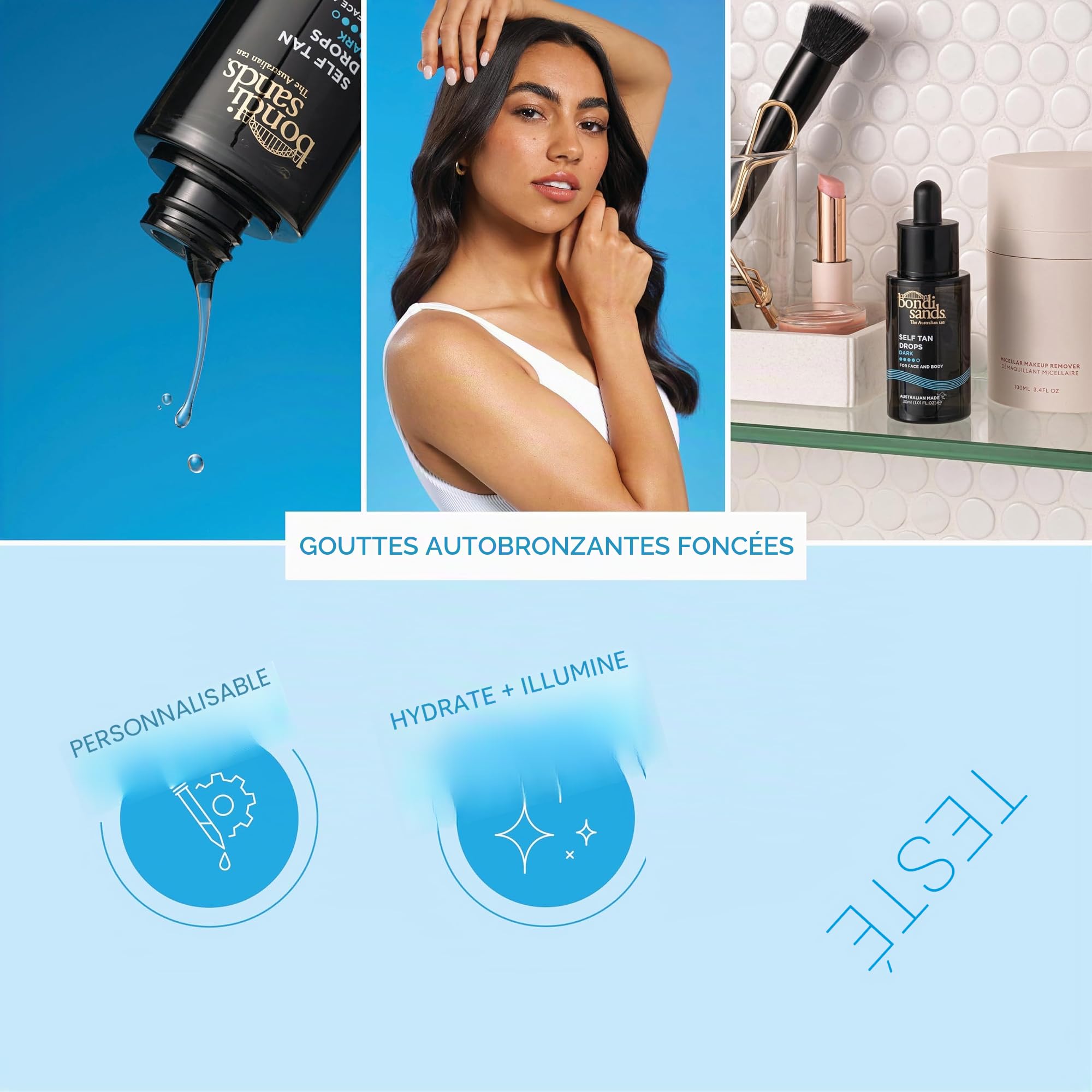 Bondi Sands Face Drops Dark 30ml
