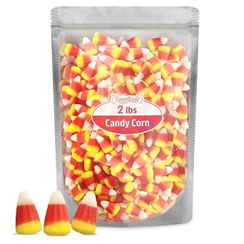 Bulk Candy Corn, 2lb Pack of Candy Bulk, Classic Fall Candies for Autumn Gatherings Baking Projects and Buffets, Candies for Sharing with Family and Friends