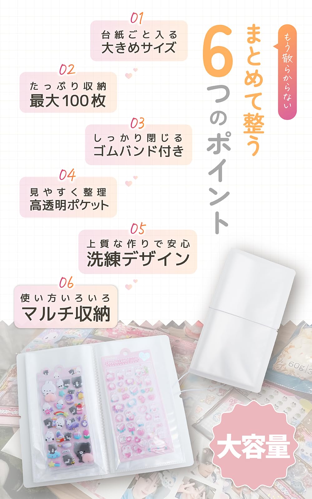 Amazon.co.jp: Liscia シール収納 【整理収納アドバイザー監修
