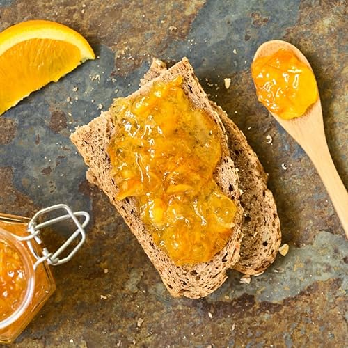 Miniatura 4 de Mermelada gourmet de naranja y jengibre (caja de regalo de 2 frascos), más frutas, menos azúcar, sabor increíble, untable