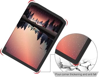 Gylint Case for Pocketbook Verse PRO 6 Inch 2023, Folding Folio Ultra-Thin PU Leather Stand Case Cover for Pocketbook Verse Pro 6'' PB629/634 Dusk