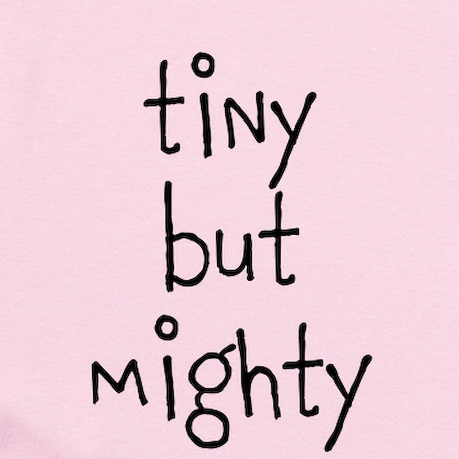 CafePress Tiny But Mighty Body Suit Cute Long Sleeve Infant Baby Bodysuit Romper