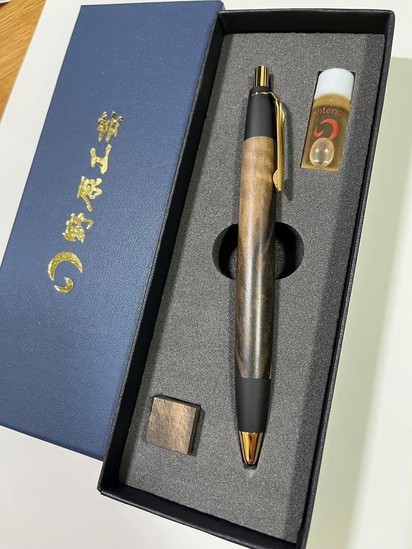 黒柿 野原工芸 スタンダードボールペン 野原工芸 新型 特上黒柿