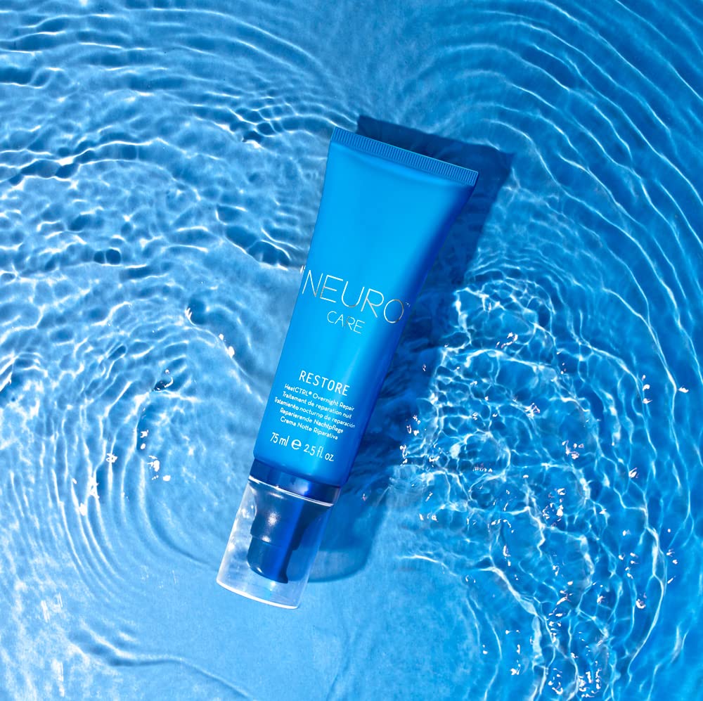 Paul Mitchell Neuro Restore Heatctrl Overnight Repair – maska regenerująca do włosów po stylizacji cieplnej, kuracja do włosów, 75 ml