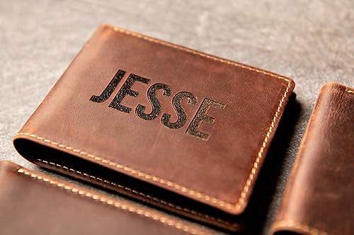 Miniatura 6 de Slim Personalized Distressed Leather Wallet The Key Largo Wallet by Left Coast Original