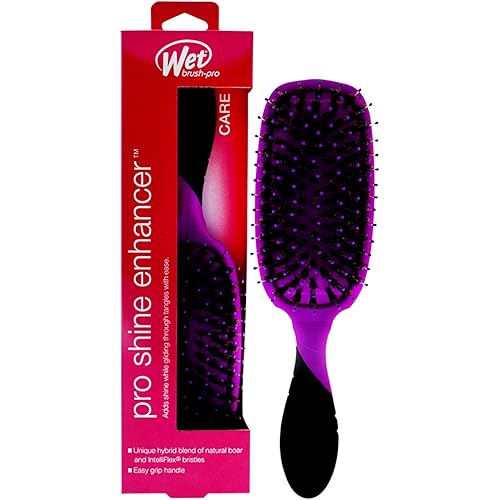 Wet Brush Pro Detangler Brush Shine Enhancer - Purple 1 Pc