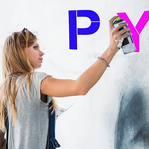 Miniatura 7 de 36 plantillas de letras grandes, plantillas de números, plantillas reutilizables del alfabeto, plantillas de números, plantillas de manualidades