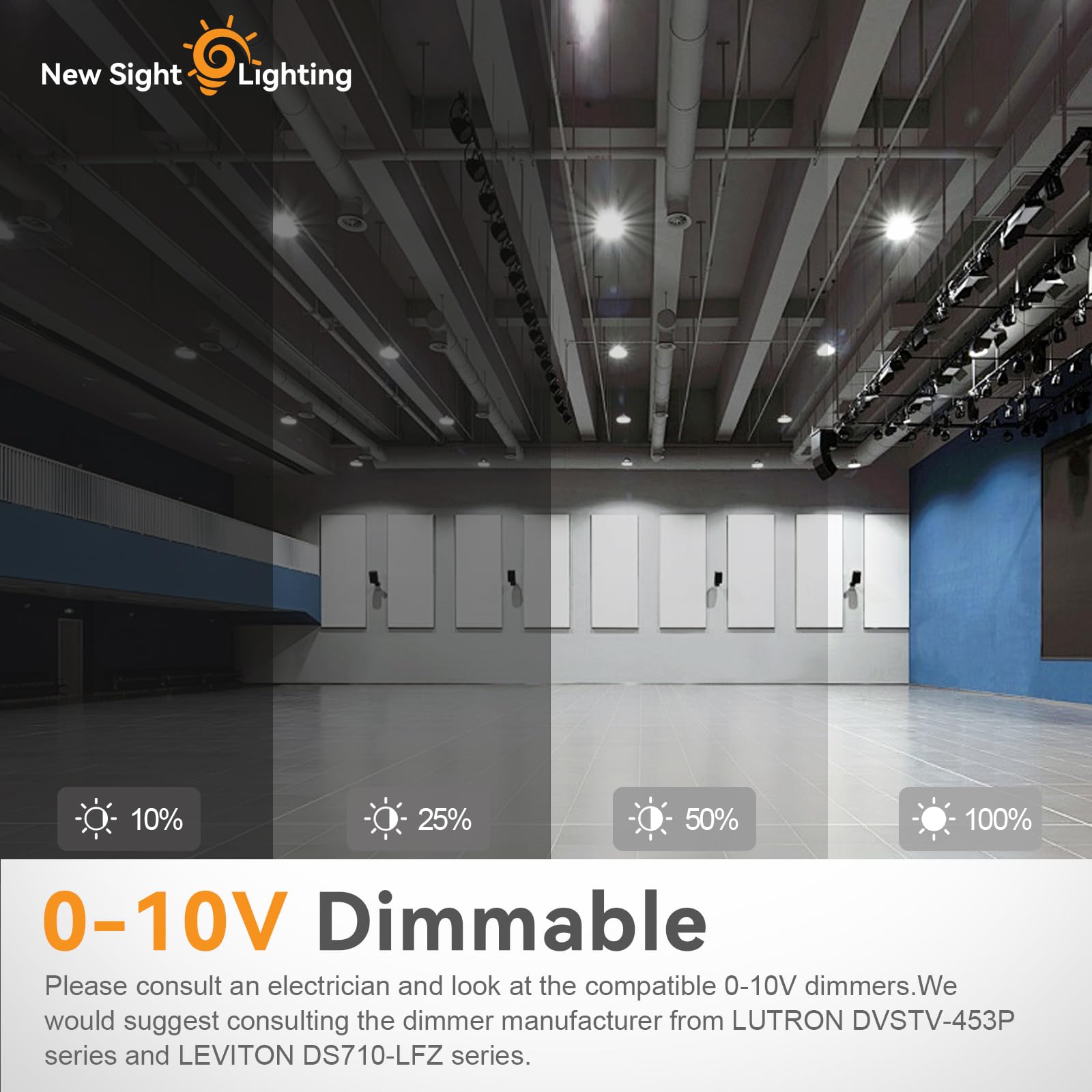 240W UFO LED High Bay Light with Motion Sensor 33600LM 140 lm W 0-10V Dimmable 120-277V IP65 Waterproof — view 8