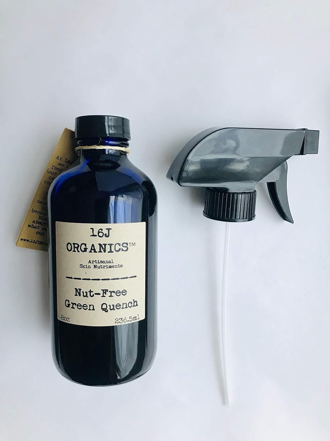 Handmade- Nut-Free Body Oil Moisturizer, Organic 100% Natural, Vitamin Antioxidant Rich-Serum, Hydrates Skin, Face, Hair, Scalp. 8 oz size