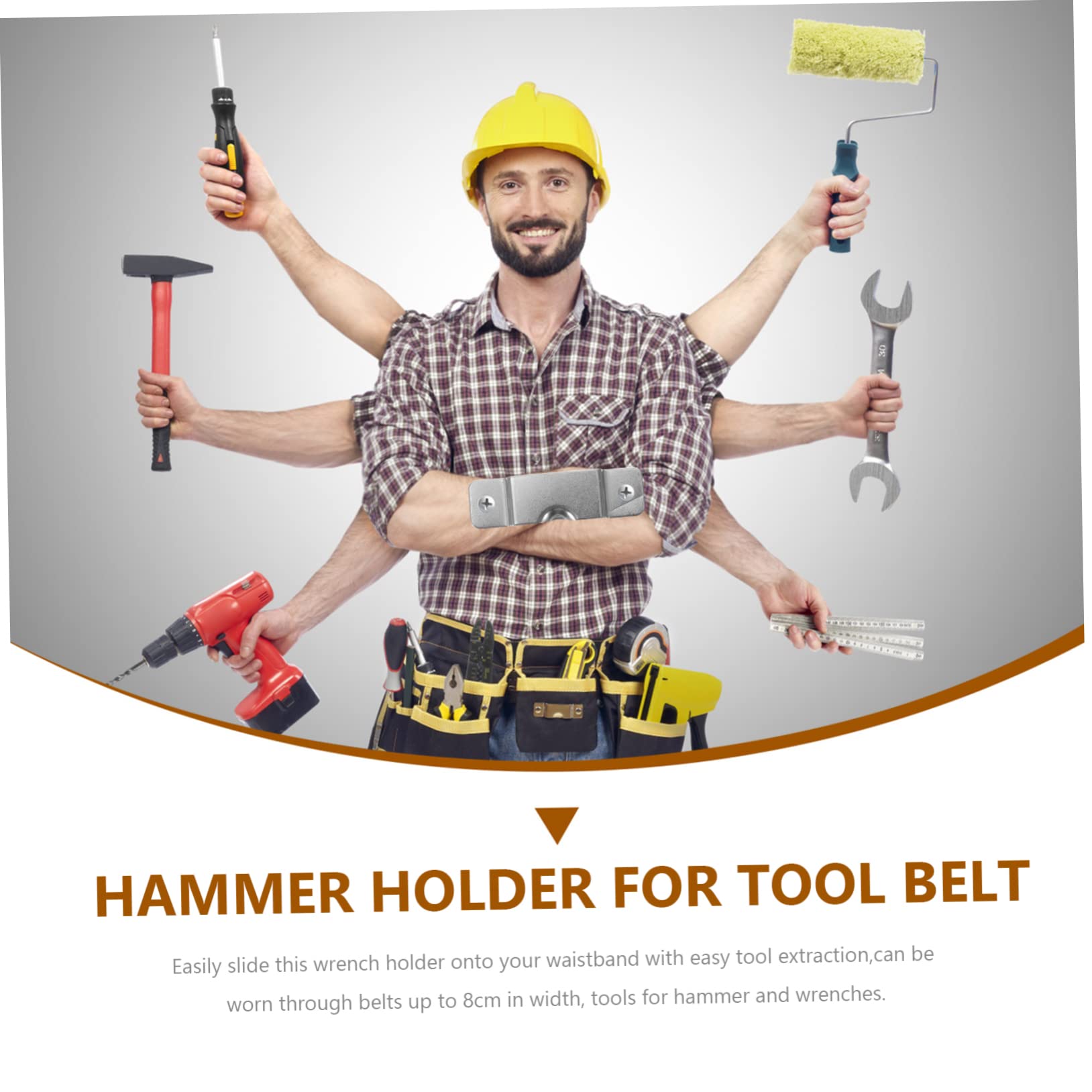 3pièces Porte-Outil à Ceinture pour Et Clés Accroche Pratique pour Outils Organisateur à Suspendre pour Bricoleurs