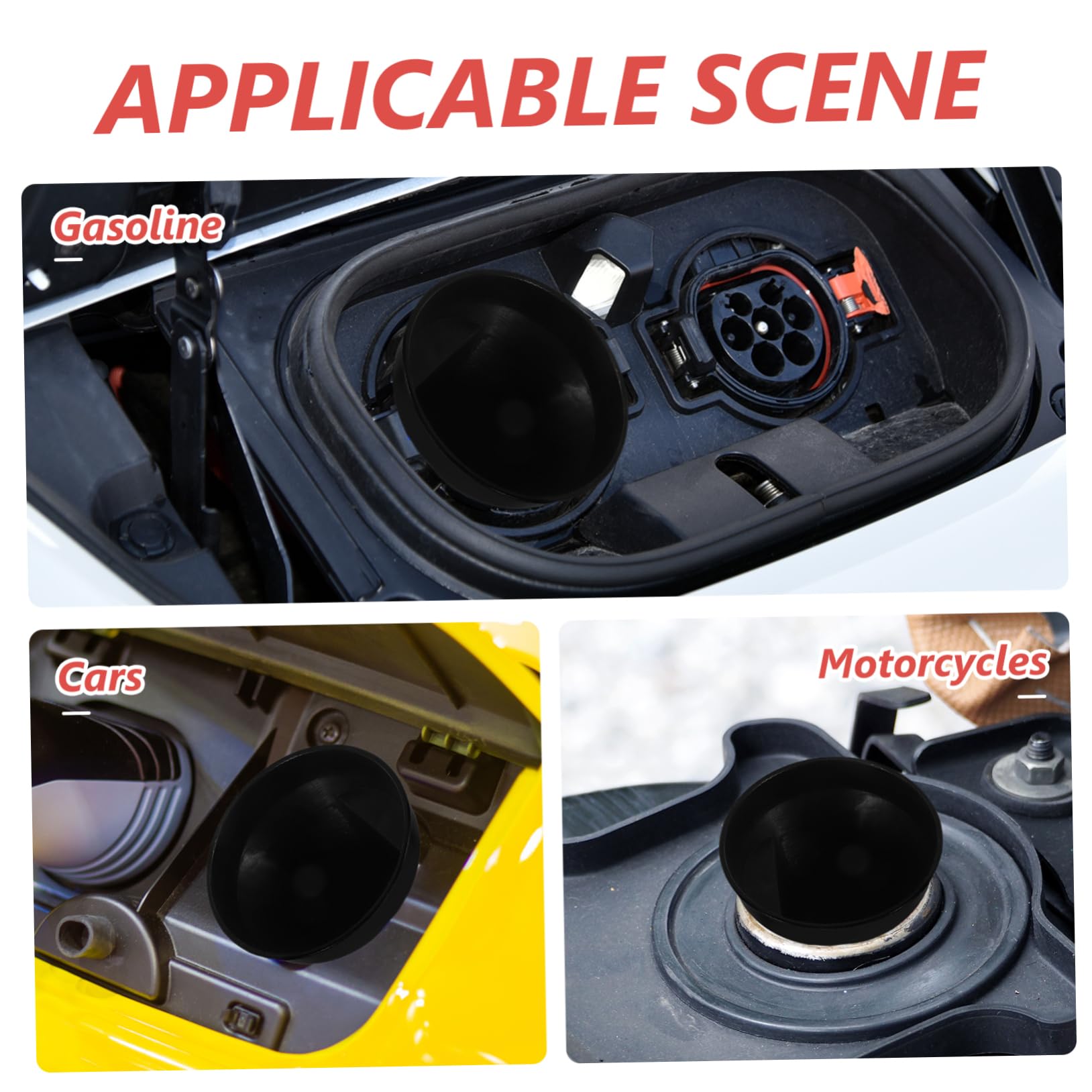 Anneome Embudo de Aceite Automotriz Largo con Filtro y Tubo Extensible, Embudo Flexible Multipropósito para Gasolina y Líquido de Transmisión, Herramienta de Emergencia para Coches