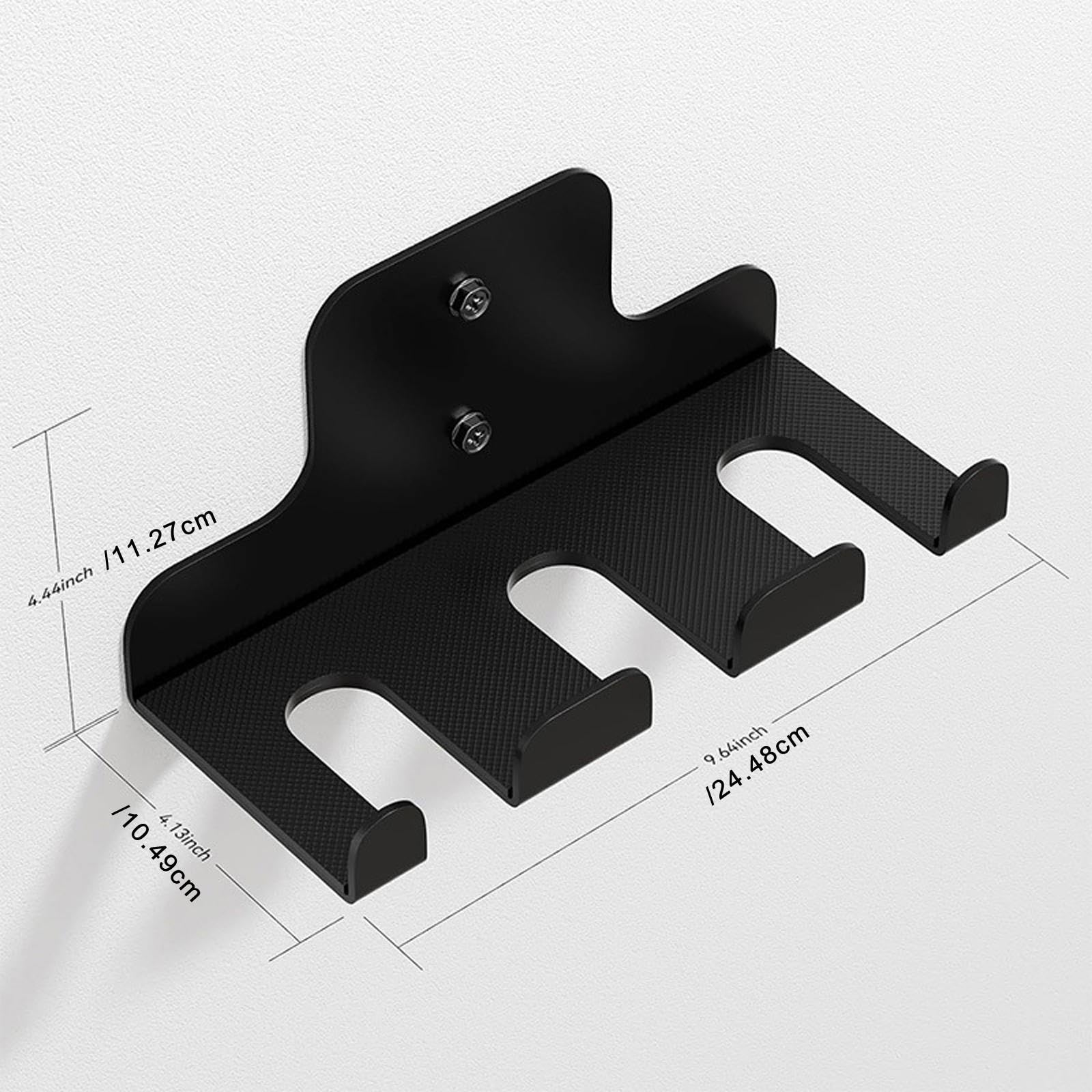 kowaku Barbell Mount Rack Bar Wall Rack Holds under 32mm Bar Size Versatile Gym Organizer Space Saving for Home Commercial