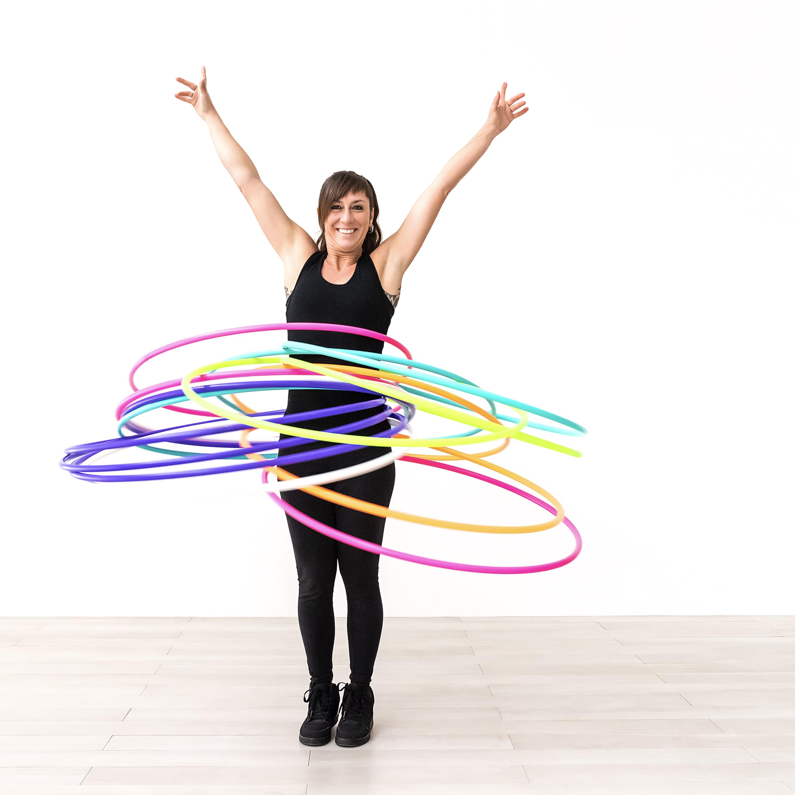 Play Juggling - Cerchio Hula Hoop - Perfect Hoop - Disponibile in tantissimi Colori e in 2 diametri con Tubo 20mm - Ripiegabile, Cerchio per Esercizi Fitness, Cerchio Ginnico