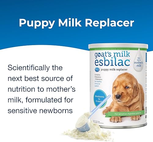 Miniatura 2 de Pet Ag 4 paquetes de leche de cabra Esbilac en polvo para cachorros, 12 onzas por lata