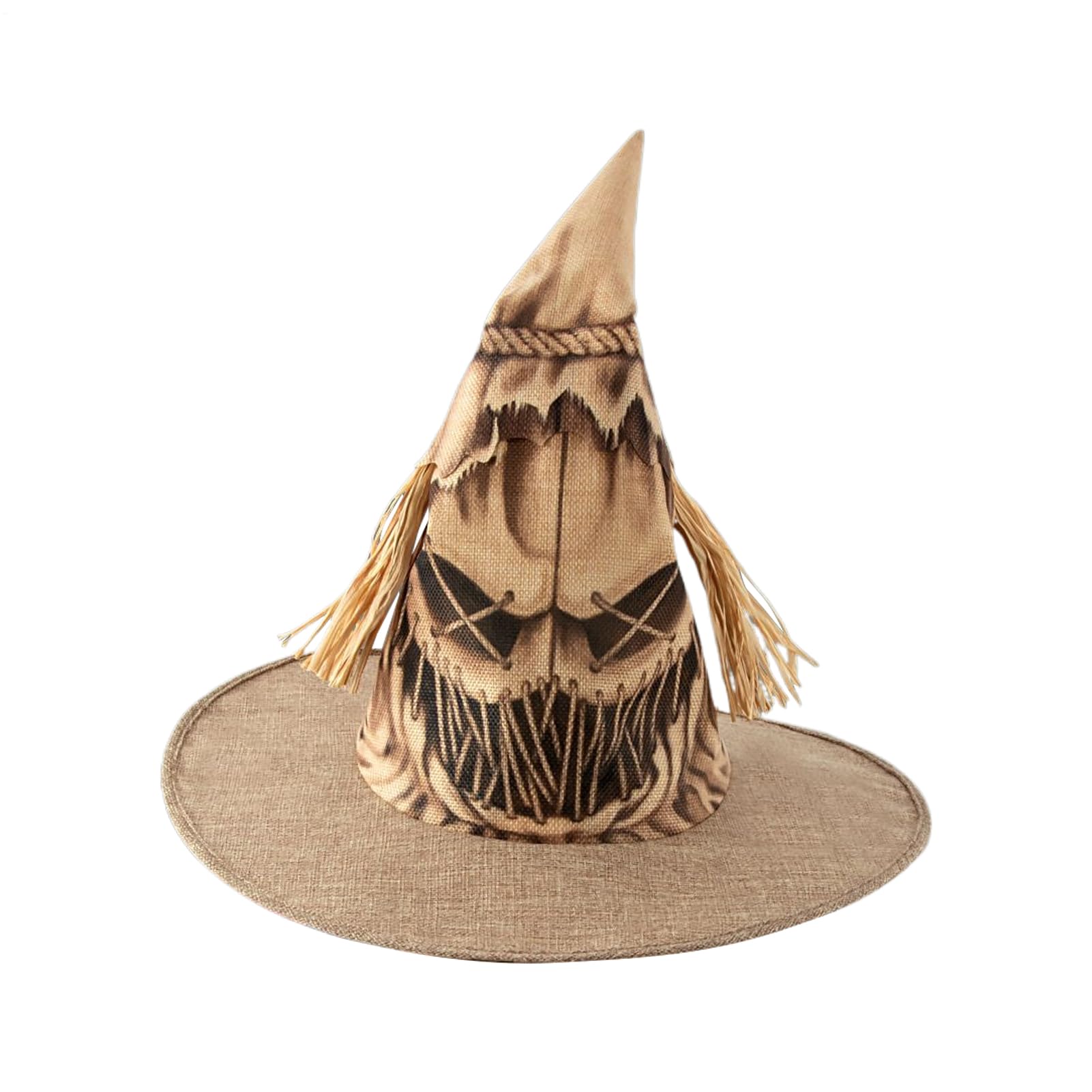 – Scarecrow Witch Hat - Stylish Gothicism Wizard Hat | Lightweight Cosplay Props Dress Up Accessory for Farm Theme Event Rural Theme Party Women Men Photography