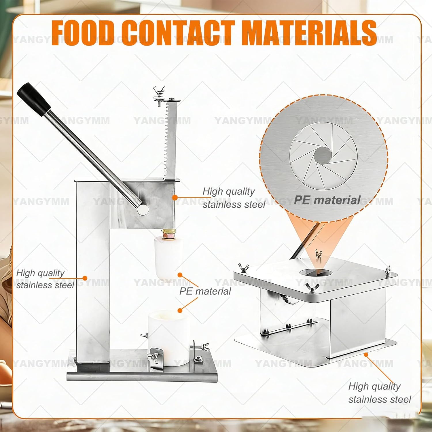 Baozi Maker, Semi-Automatic Bun Making Machine, Stainless Steel Steamed Stuffed Cooking Tool Sets, Manual Bun Making Machine, for Home and Commercial largemold