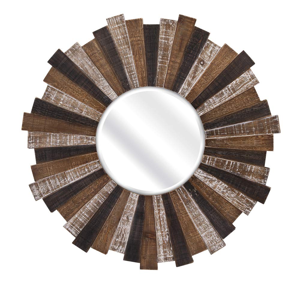IMAX 88698 Wood Starburst Mirror